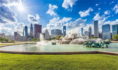 Buckingham Fountain im Grant Park